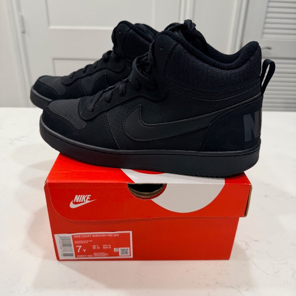 7Y Nike Court Borough Mid (GS) Sneakers